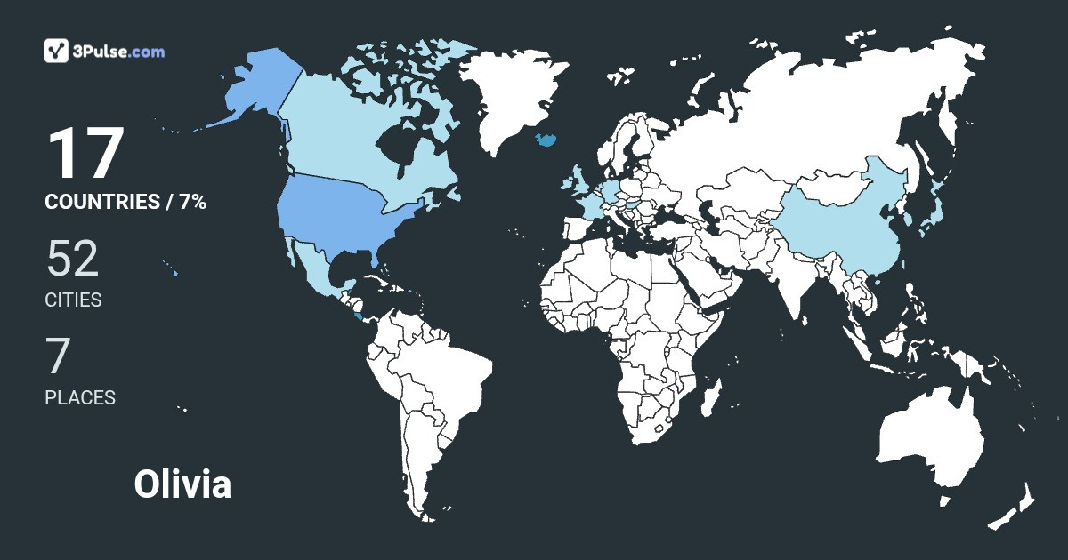 Изображение Карты путешествий Olivia McCarthy