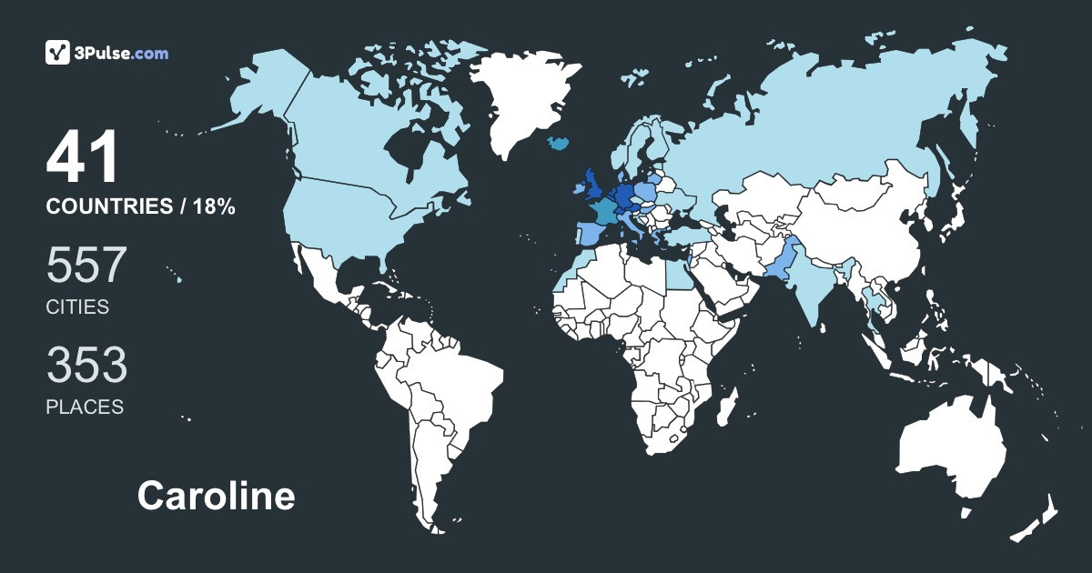 Изображение Карты путешествий Caroline Wild