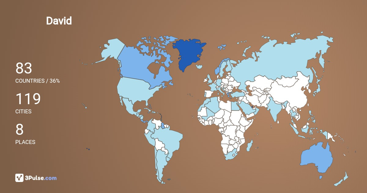 Изображение Карты путешествий David Dalay