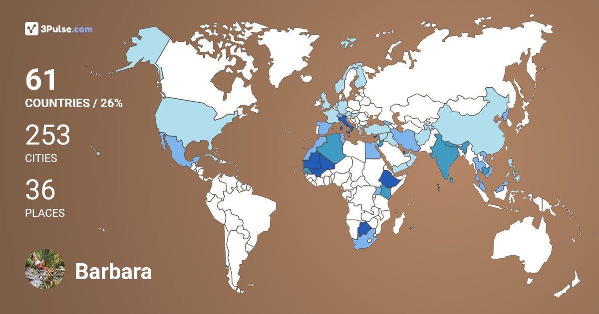 Изображение Карты путешествий Barbara Provvedi