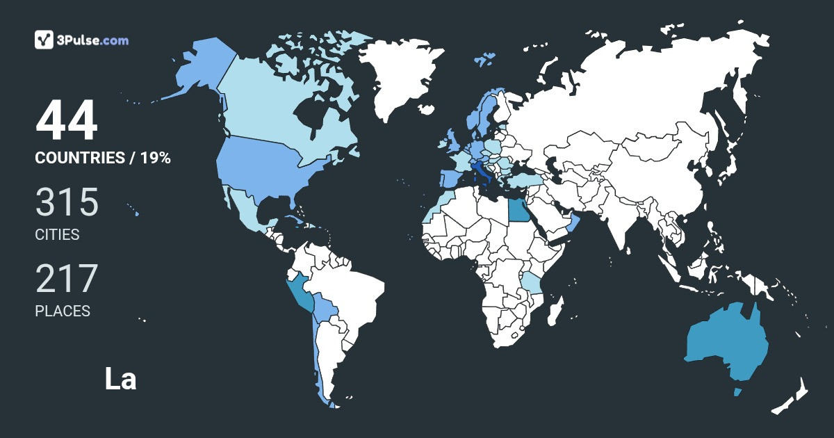 Изображение Карты путешествий La Bune
