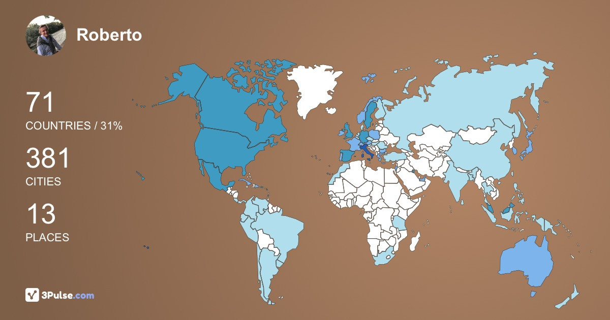 Изображение Карты путешествий Roberto Rossi
