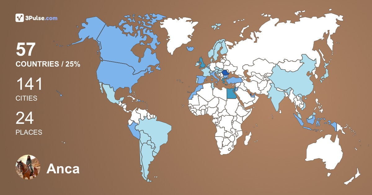 Изображение Карты путешествий Anca Cazacu