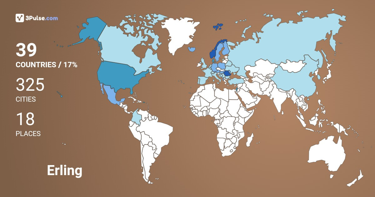 Изображение Карты путешествий Erling Dugan