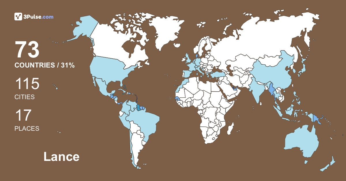 Изображение Карты путешествий Lance Horowitz