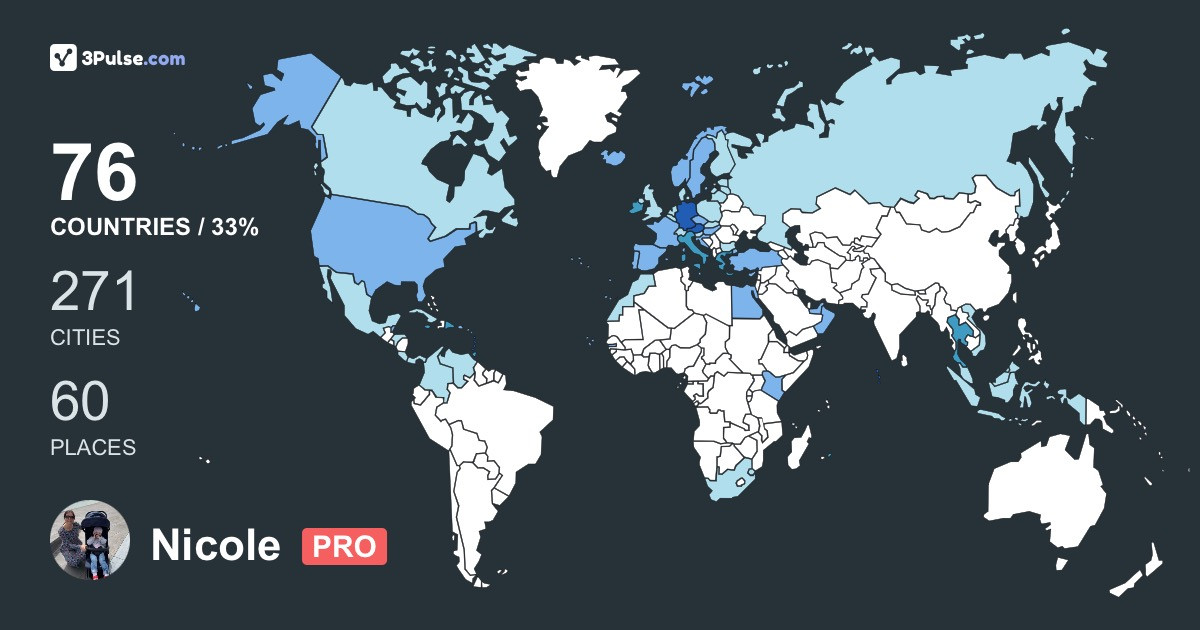 Изображение Карты путешествий Nicole Joa-Kohlmann