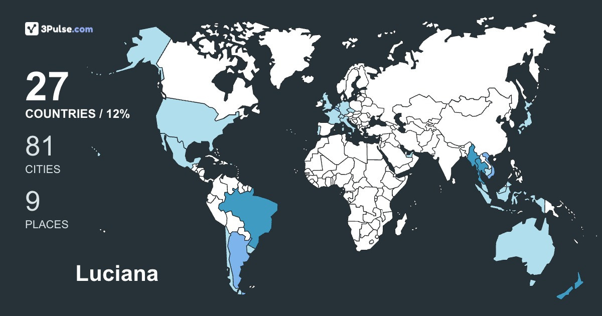 Изображение Карты путешествий Luciana Muratori-Paroli