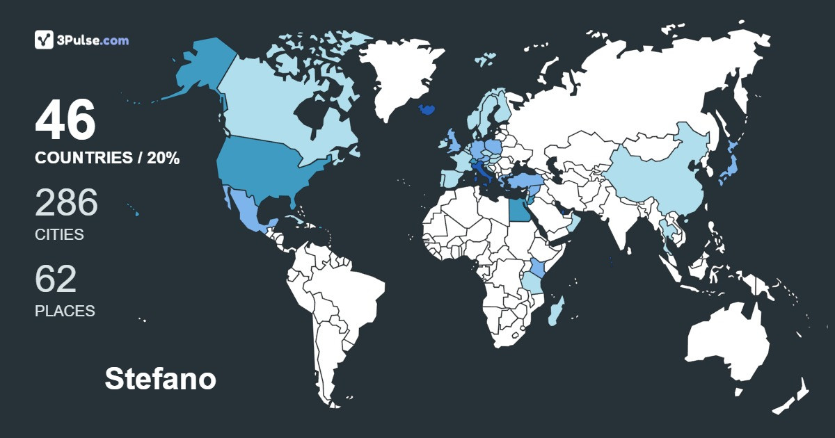 Изображение Карты путешествий Stefano Cammilli