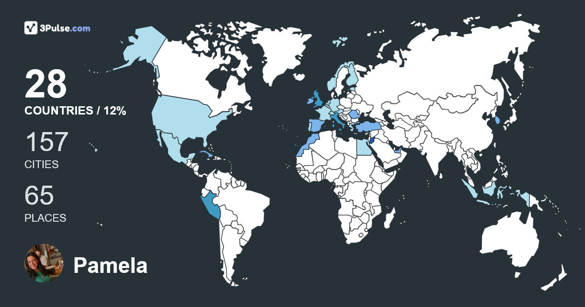 Изображение Карты путешествий Pamela Massari