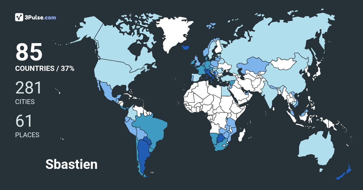 Изображение Карты путешествий Sbastien Pilet
