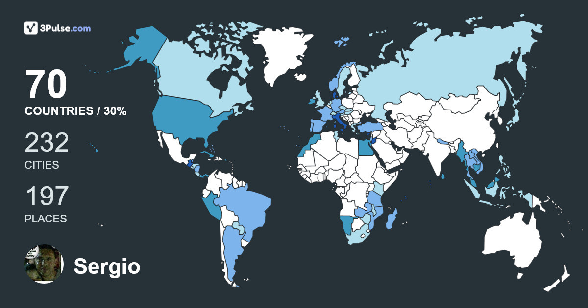 Изображение Карты путешествий Sergio Rubini