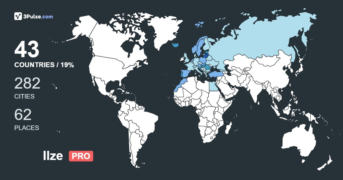 Изображение Карты путешествий Ilze Smate