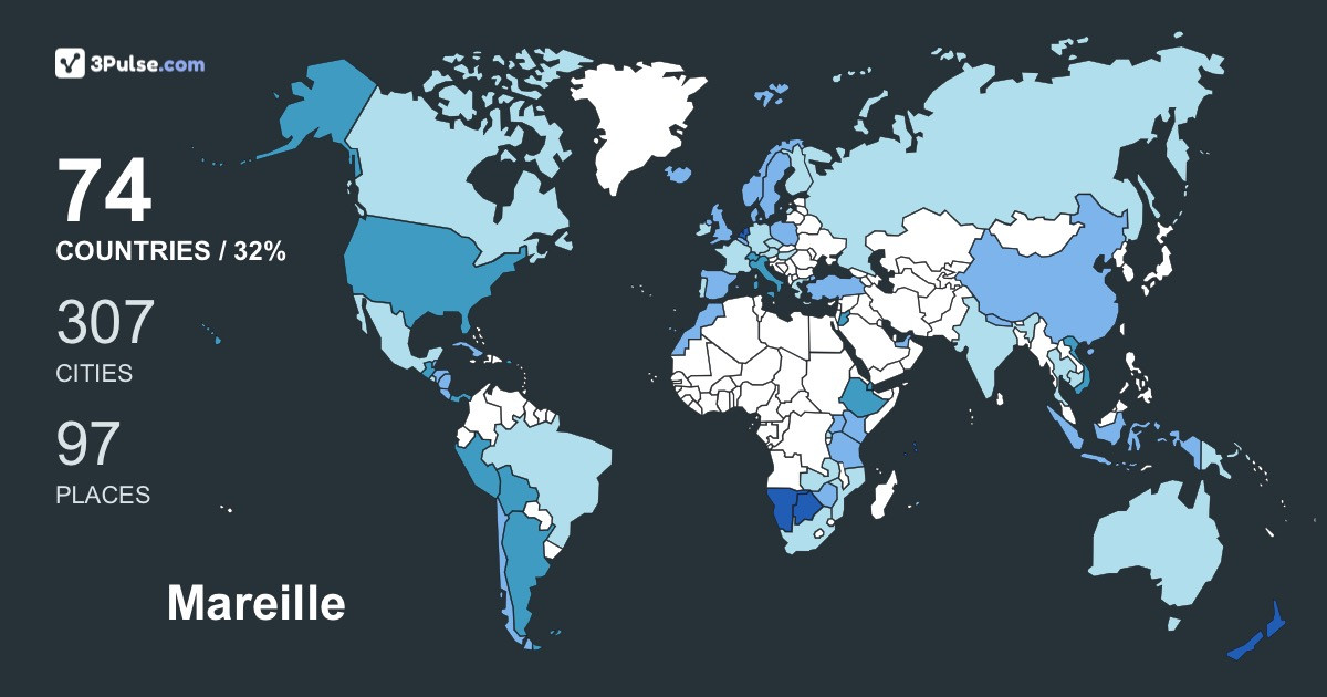 Изображение Карты путешествий Mareille Rijnberk