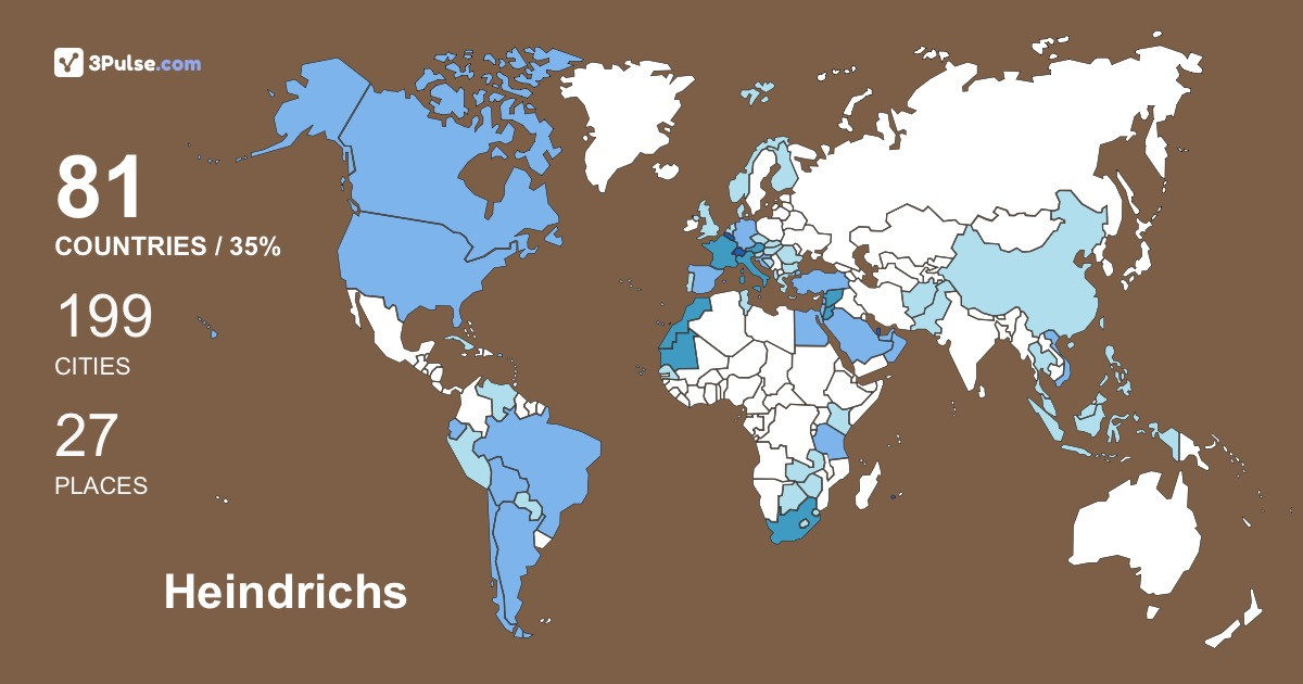 Изображение Карты путешествий Heindrichs Claude