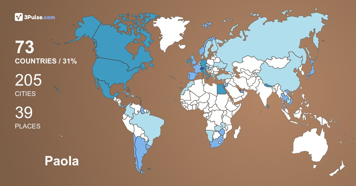 Изображение Карты путешествий Paola KB