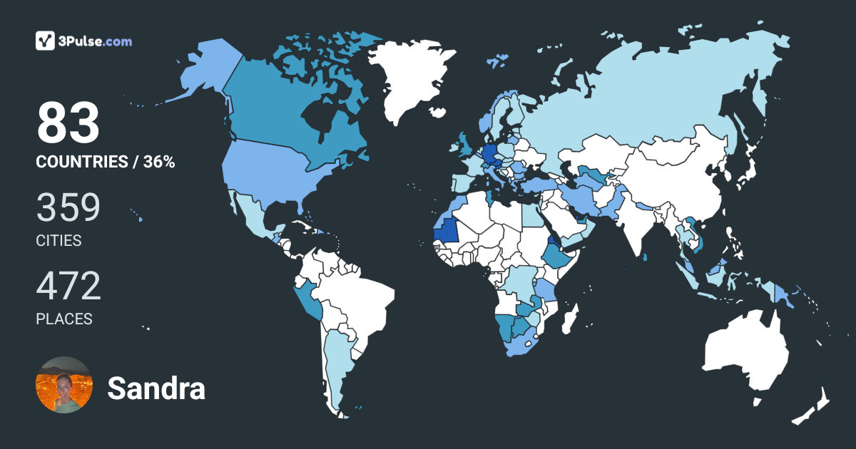 Изображение Карты путешествий Sandra Dippel