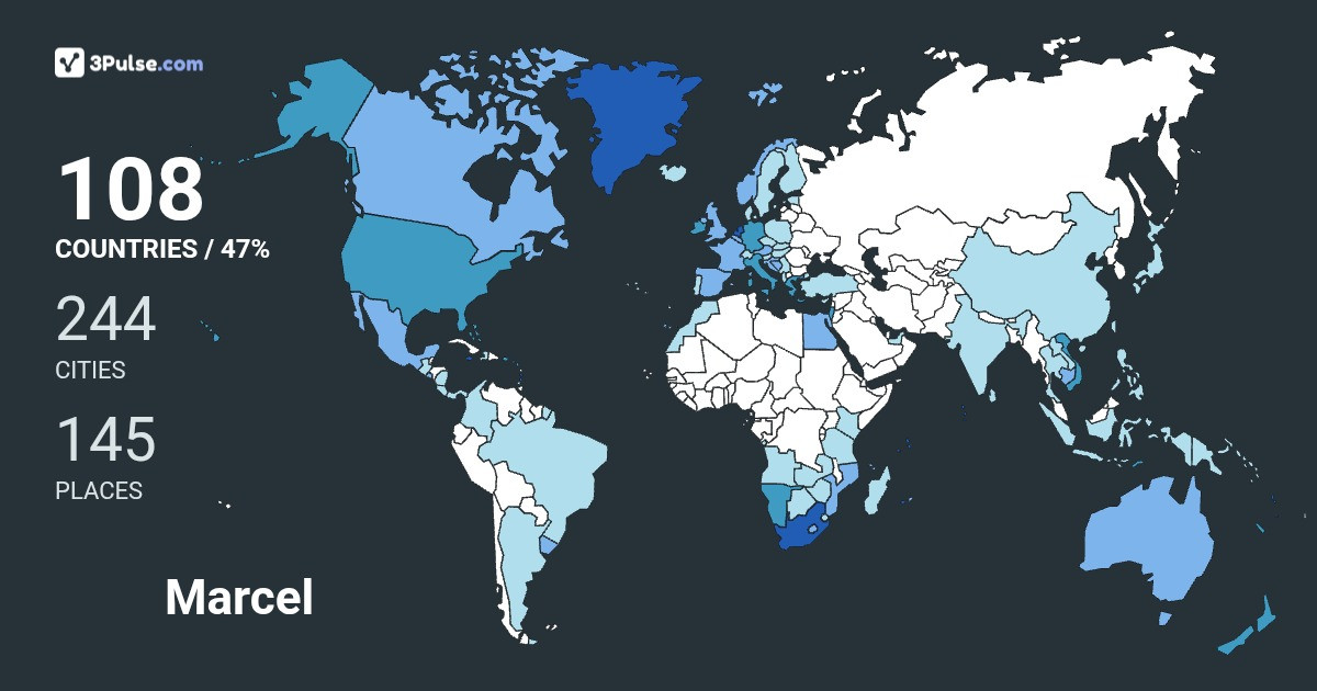 Изображение Карты путешествий Marcel van-Drunick