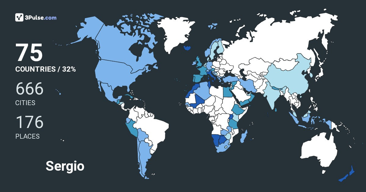 Изображение Карты путешествий Sergio Trevisani