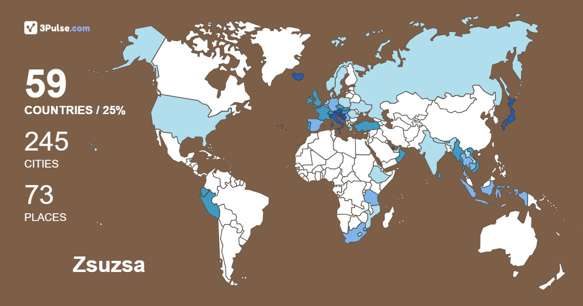 Изображение Карты путешествий Zsuzsa Kardos