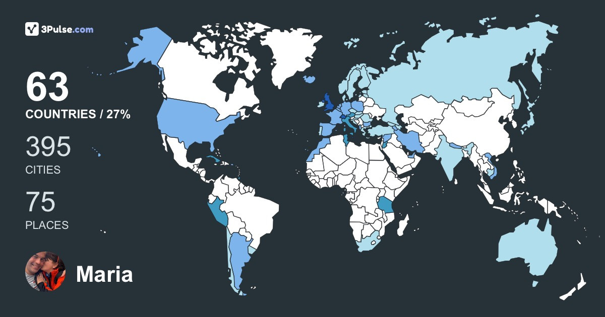 Изображение Карты путешествий Maria Vella-Galea