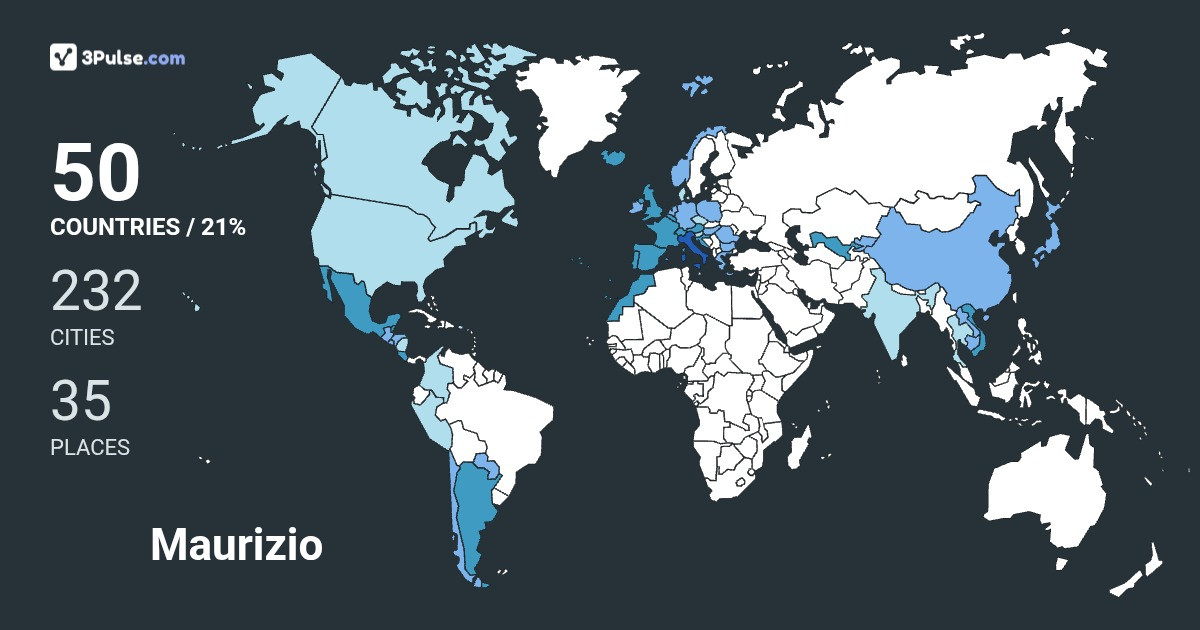 Изображение Карты путешествий Maurizio Bianchini