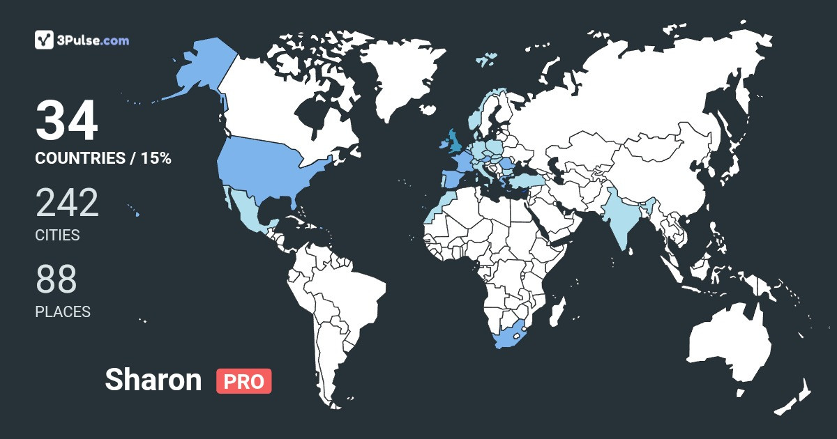 Изображение Карты путешествий Sharon Dorricott