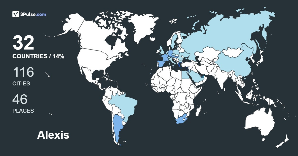Изображение Карты путешествий Alexis Theodotou