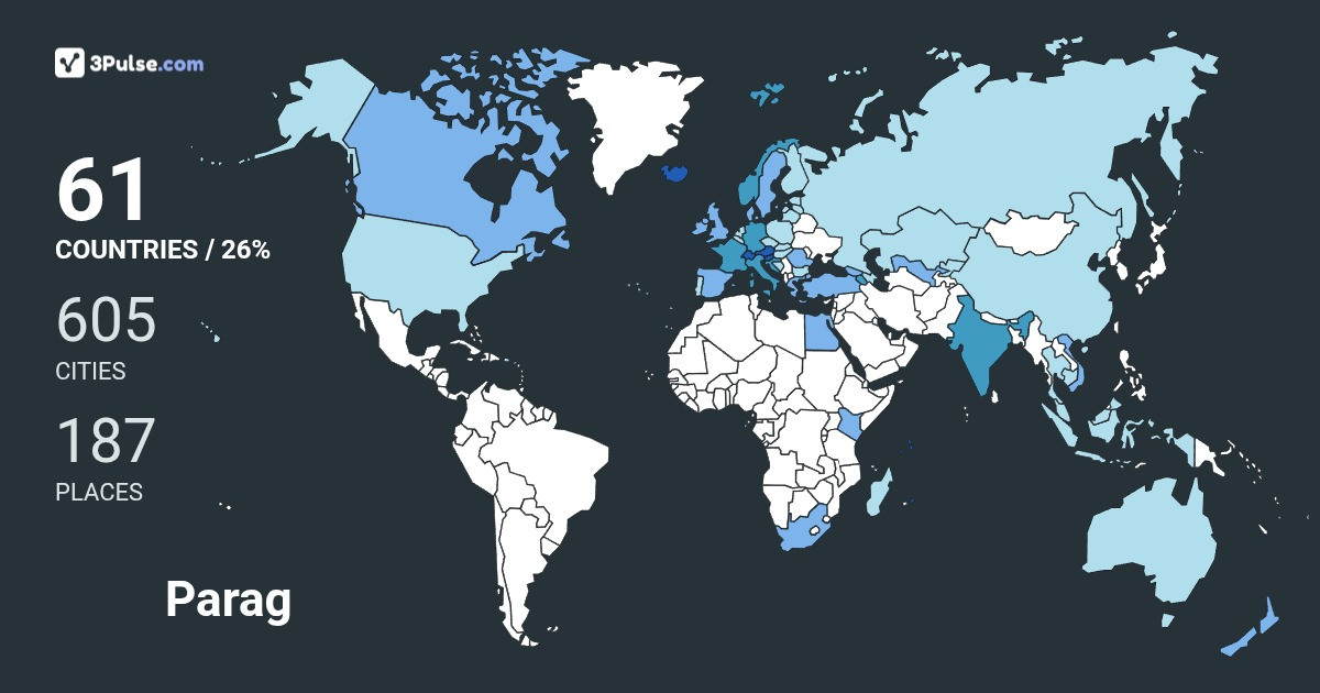 Изображение Карты путешествий Parag Kashelkar