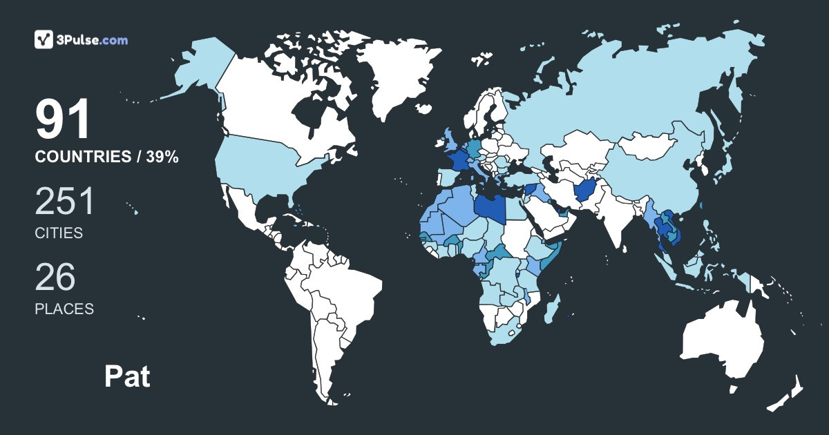 Изображение Карты путешествий Pat Michel