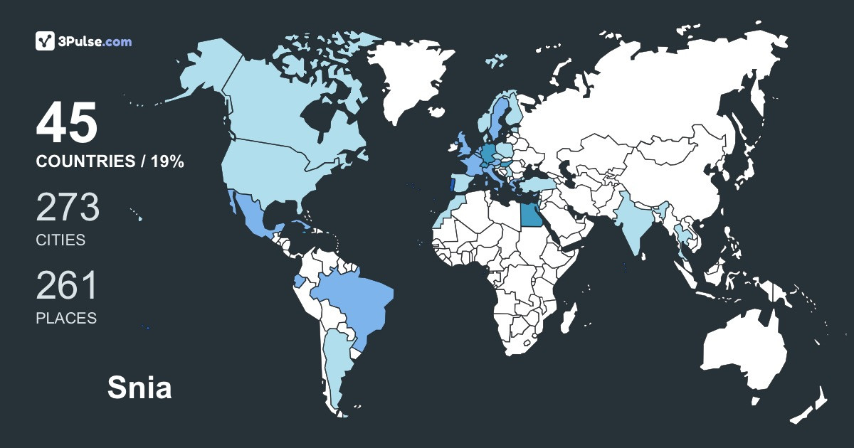 Snia Melo-Gomes's Travel Map Image