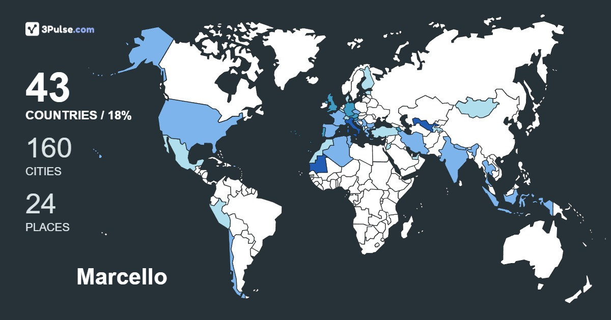 Изображение Карты путешествий Marcello Miani