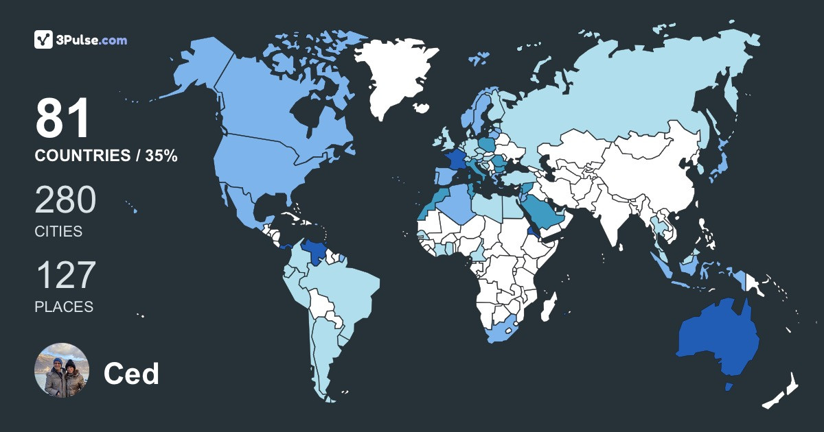 Изображение Карты путешествий Ced Ga