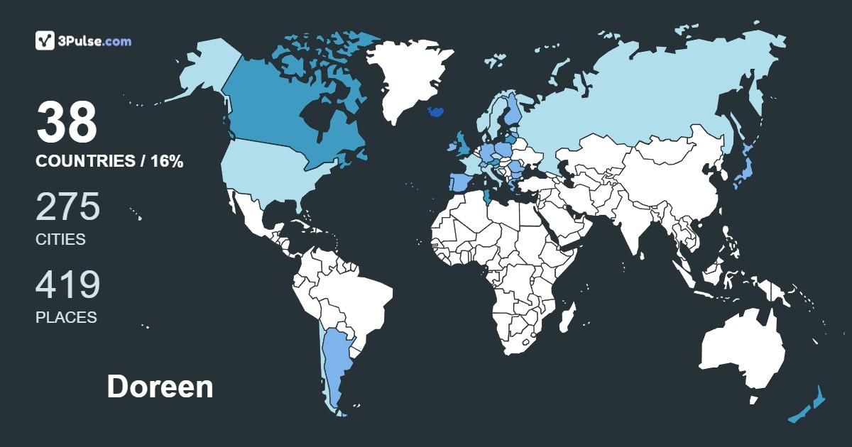 Изображение Карты путешествий Doreen Depares-Valenzia