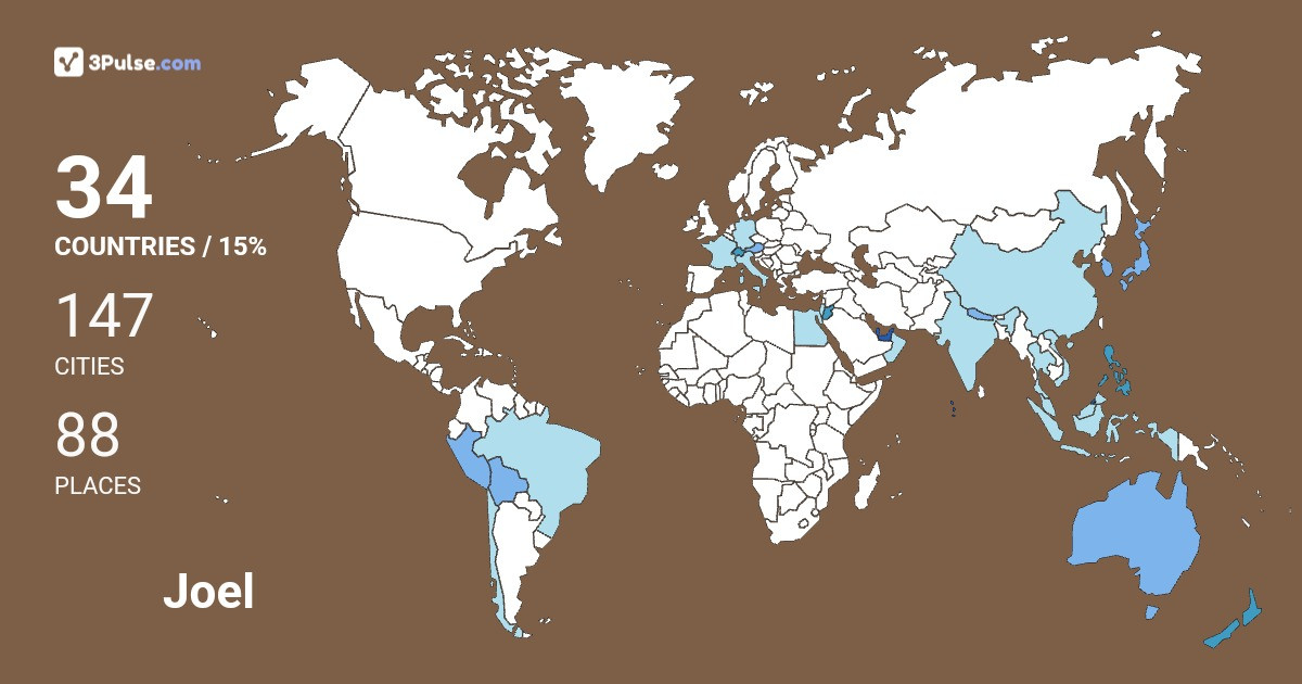 Изображение Карты путешествий Joel Tambis