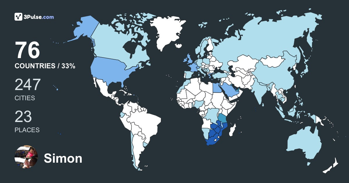 Изображение Карты путешествий Simon Wild