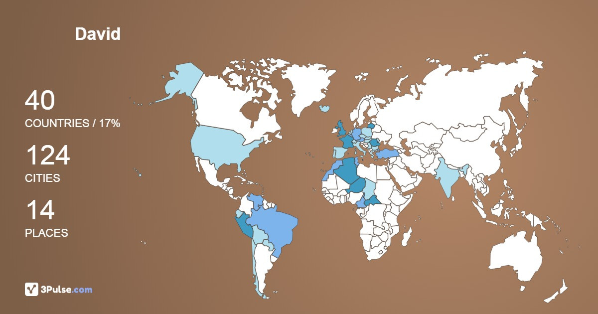 Изображение Карты путешествий David Ceiriog