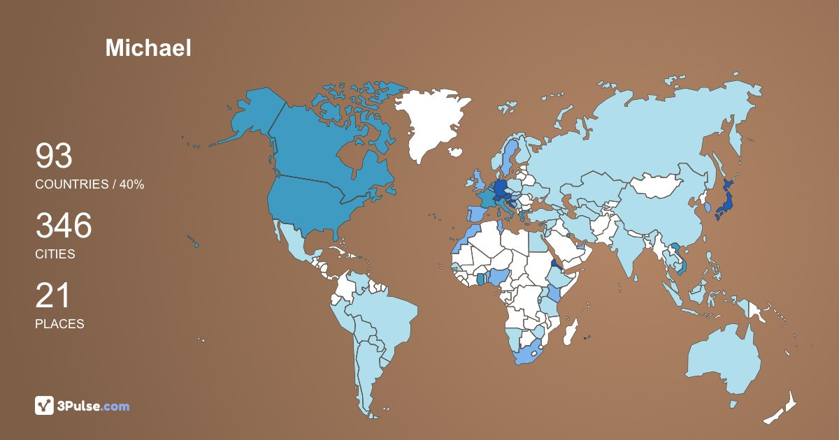 Изображение Карты путешествий Michael Strmer