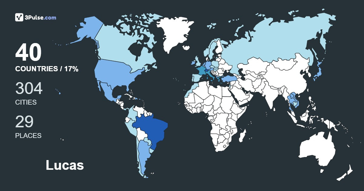 Изображение Карты путешествий Lucas Fonseca