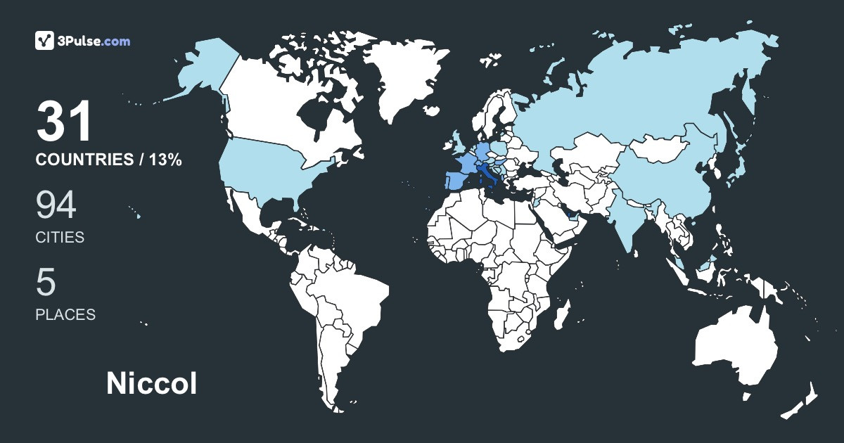 Изображение Карты путешествий Niccol Bartoloni