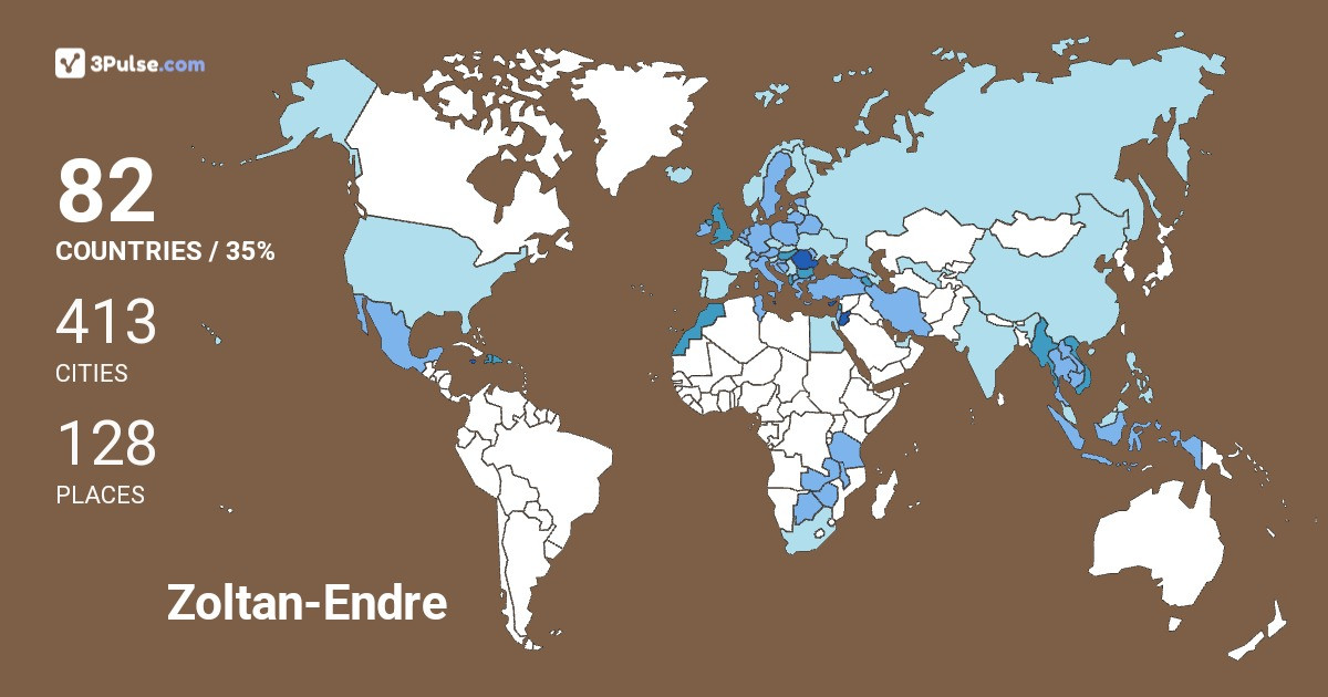 Изображение Карты путешествий Zoltan-Endre Nagy