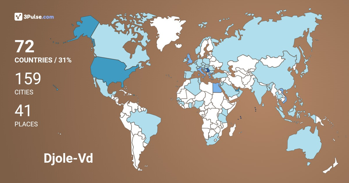 Изображение Карты путешествий Djole-Vd Bijelic