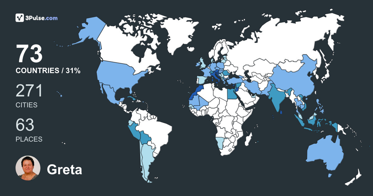 Изображение Карты путешествий Greta Groelj