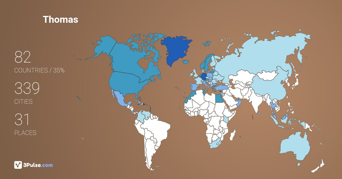Изображение Карты путешествий Thomas Dens