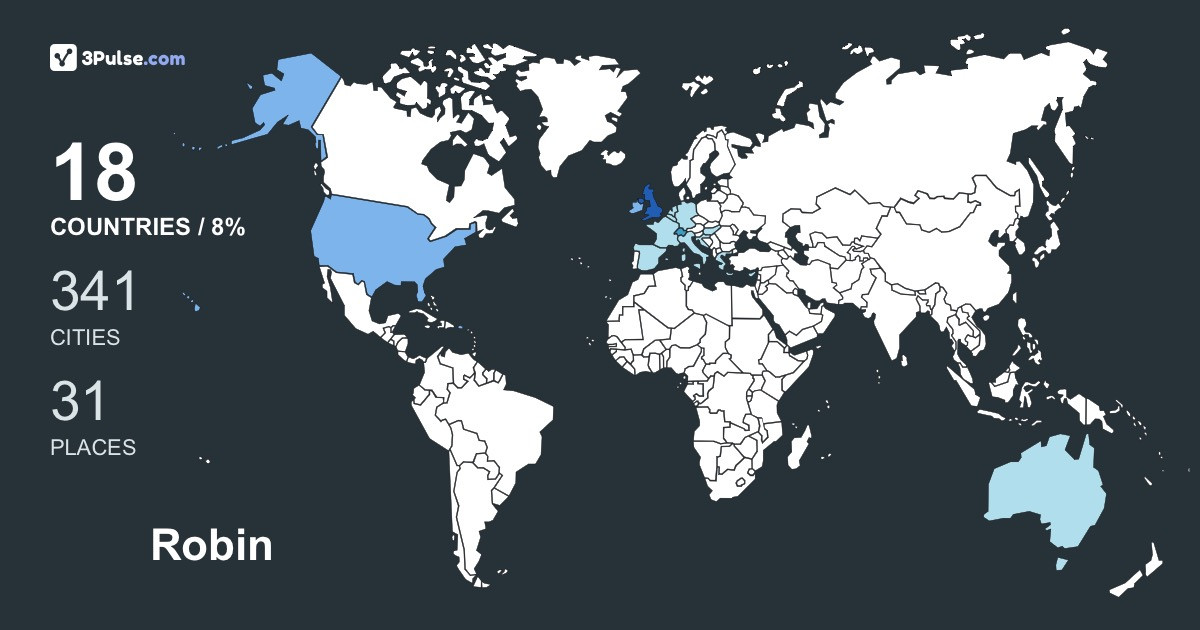 Изображение Карты путешествий Robin Burgess