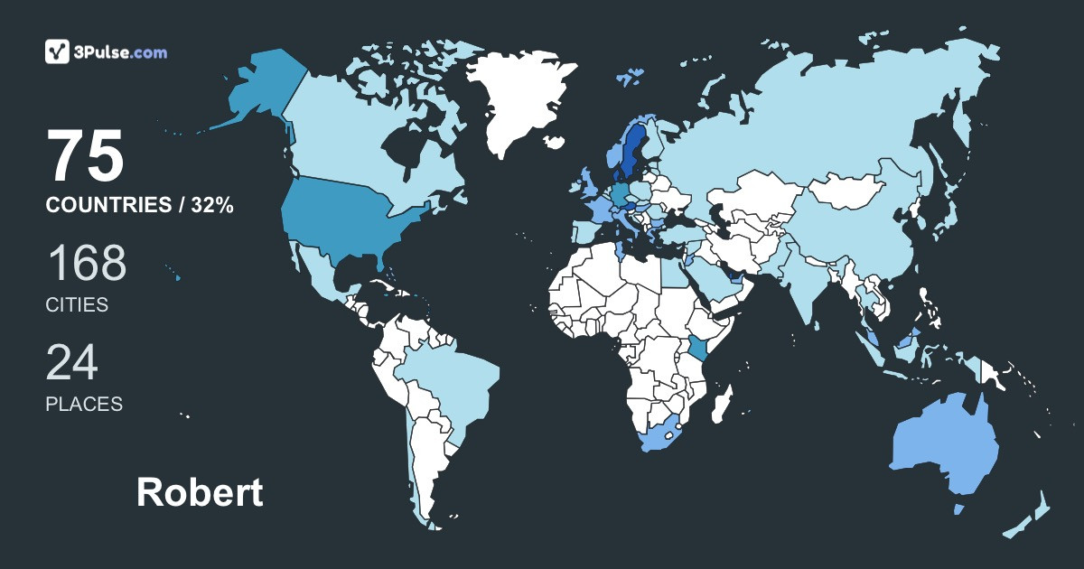 Изображение Карты путешествий Robert Ryan
