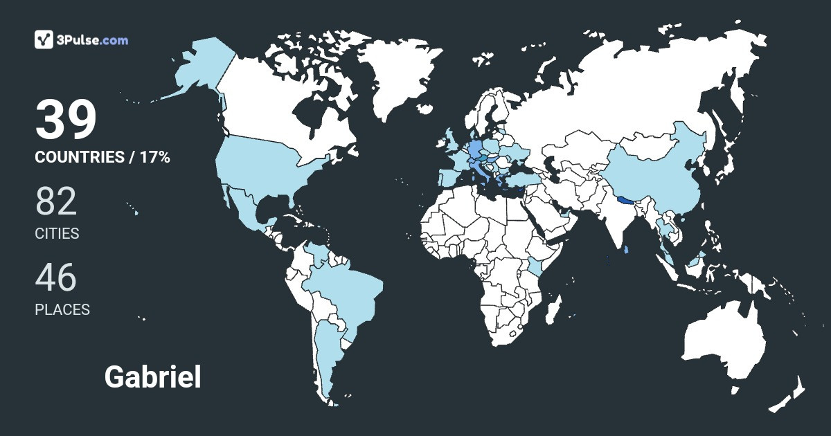 Изображение Карты путешествий Gabriel Manu