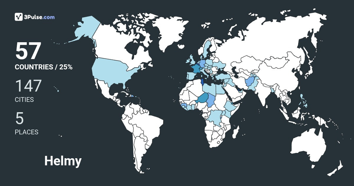 Helmy Mekaoui's Travel Map Image
