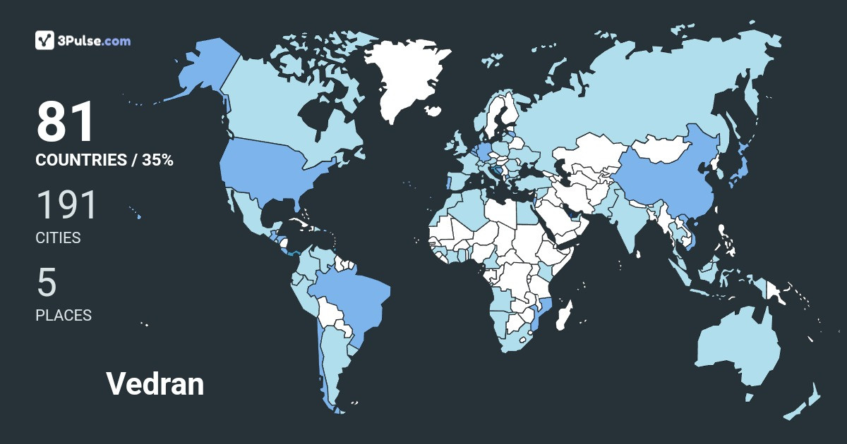 Изображение Карты путешествий Vedran uro