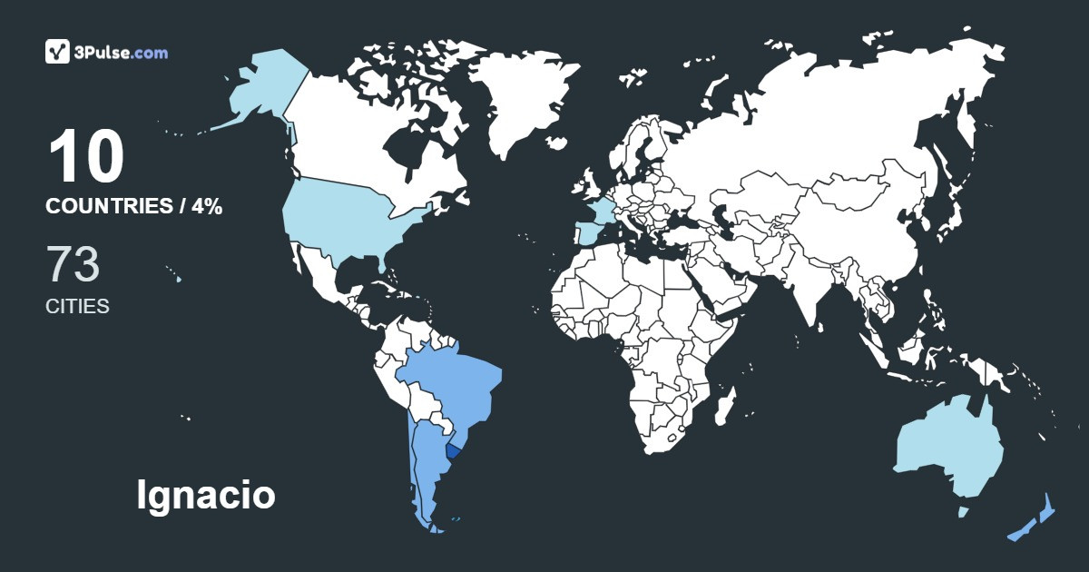 Ignacio Abella's Travel Map Image