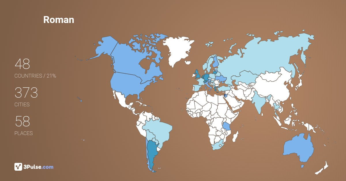 Изображение Карты путешествий Roman Feldman